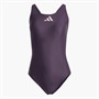 adidas Maillot de bain 3-Barres Femme Aurora Black/Preloved Fig