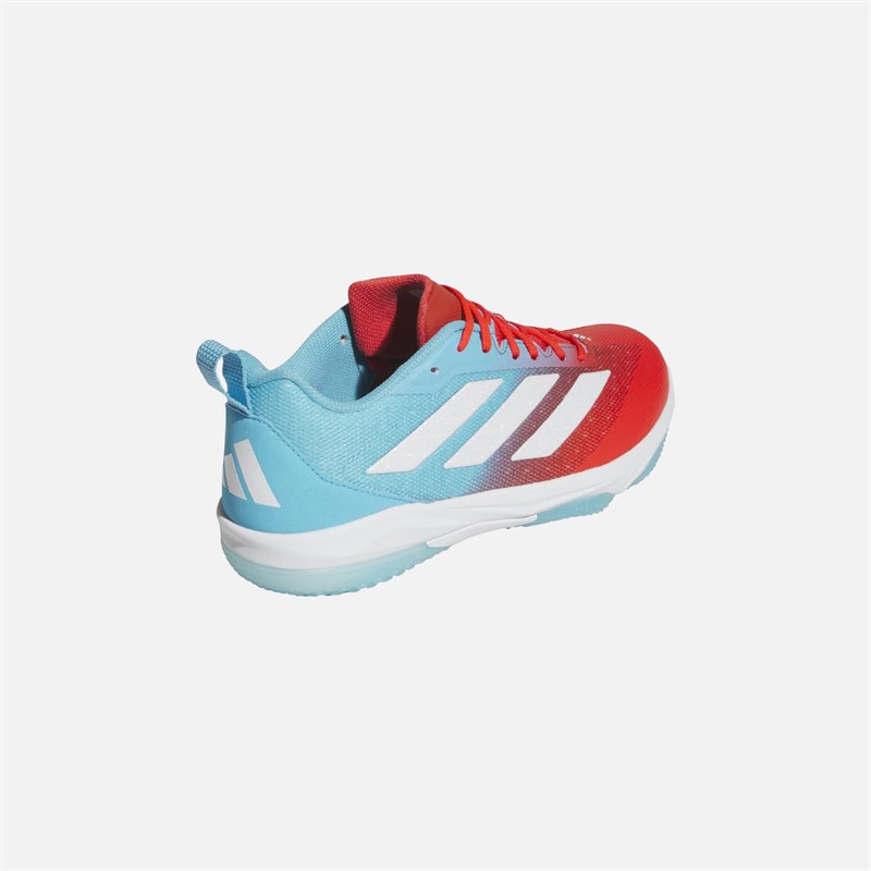adidas Herre Adizero Impact Turf Baseball Sko Bright Cyan/Footwear White/Bright Red