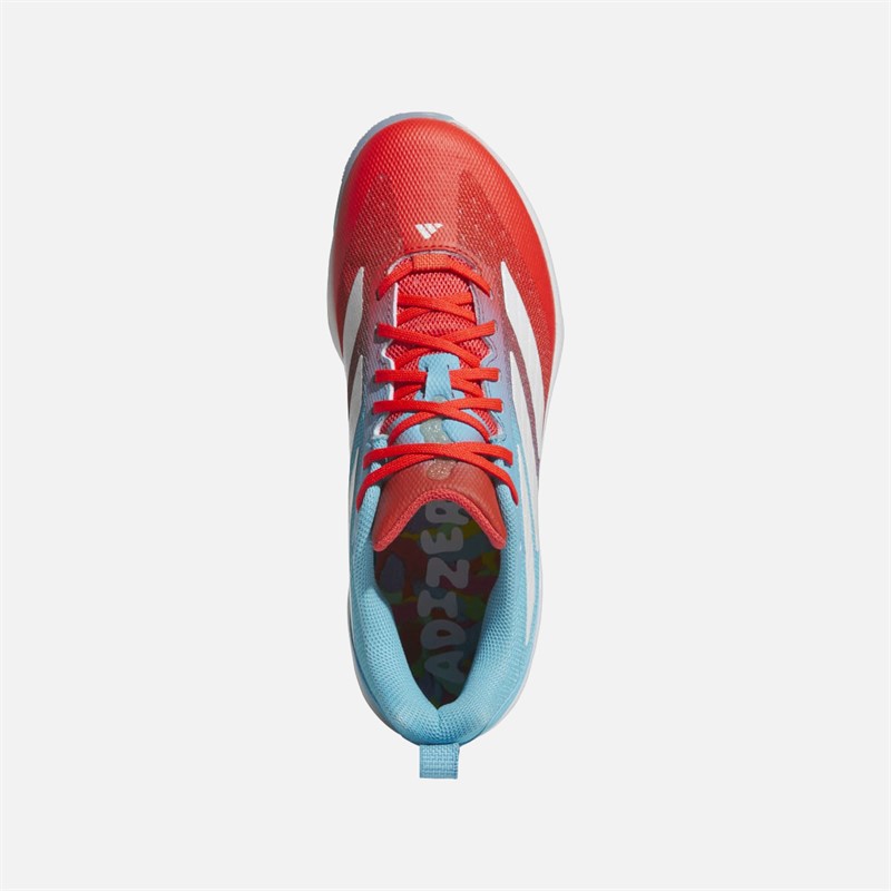 adidas Herre Adizero Impact Turf Baseball Sko Bright Cyan/Footwear White/Bright Red