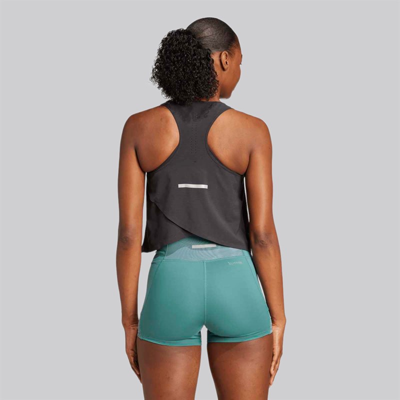 adidas Adi365 Climacool+ Running Crop Top dla niej kolor Czarny