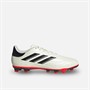 adidas Herre Copa Pure II Club FXG Fleksibel Bund Fodboldstøvler Ivory/Core Black/Solar Red