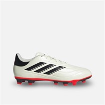 adidas Herre Copa Pure II Club FXG Fleksibel Bund Fodboldstøvler Ivory/Core Black/Solar Red