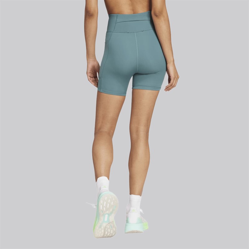adidas Krótkie legginsy do biegania Own The Run dla niej kolor Preloved Teal