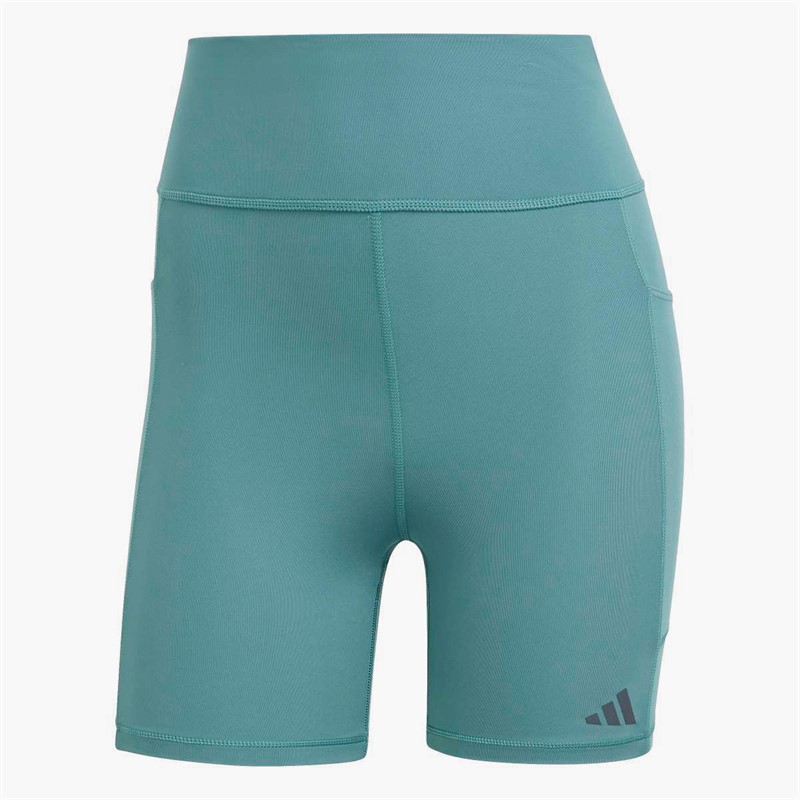 adidas Krótkie legginsy do biegania Own The Run dla niej kolor Preloved Teal
