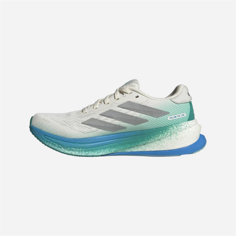 adidas Supernova Rise 2 Neutralne buty do biegania dla niej kolor Chalk White/Silver Metallic/Glory Green