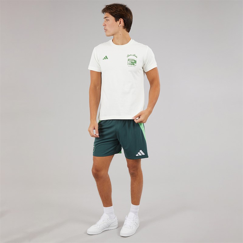 adidas Herre Berlin Snack Grafisk T-shirt Off White