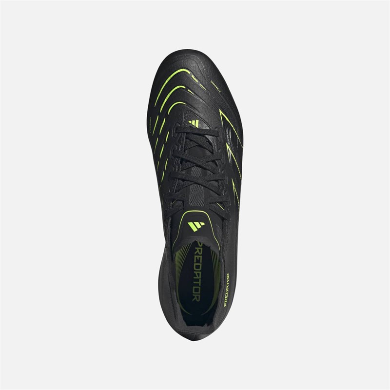 adidas Herre Predator League Electric Stealth Pakke FG/MG Fastbane/Multigrund Fodboldstøvler Core Black/Carbon/Lucid Lemon