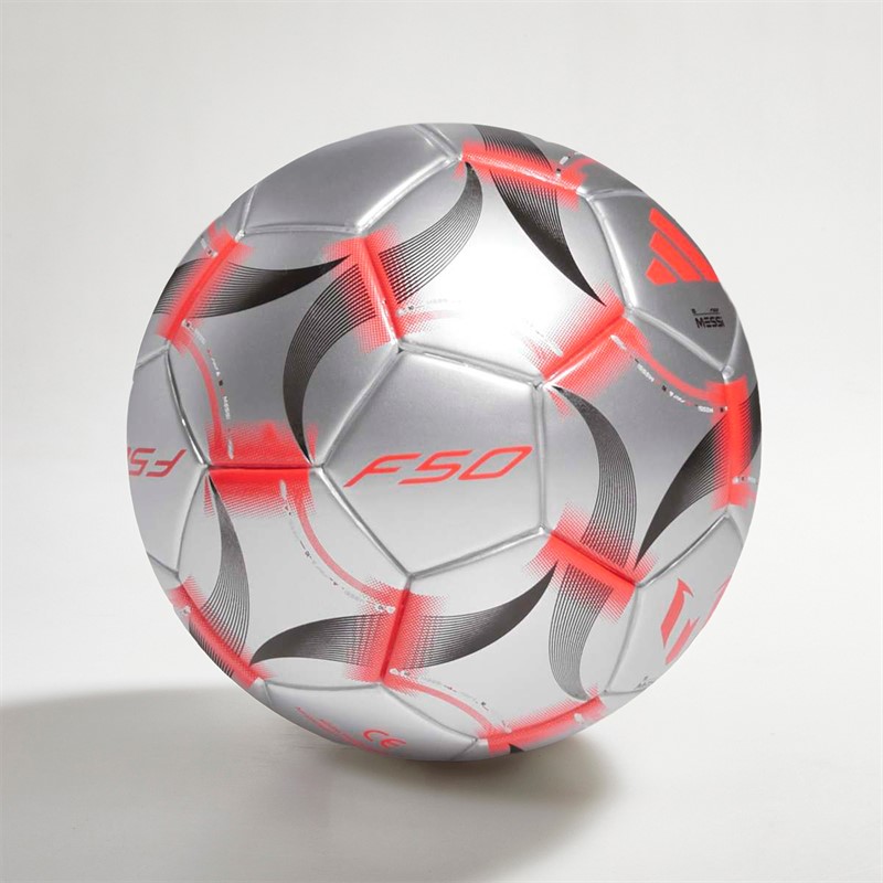 adidas Herre Messi Mini Fodbold Iron Metallic/Hvid/Sort