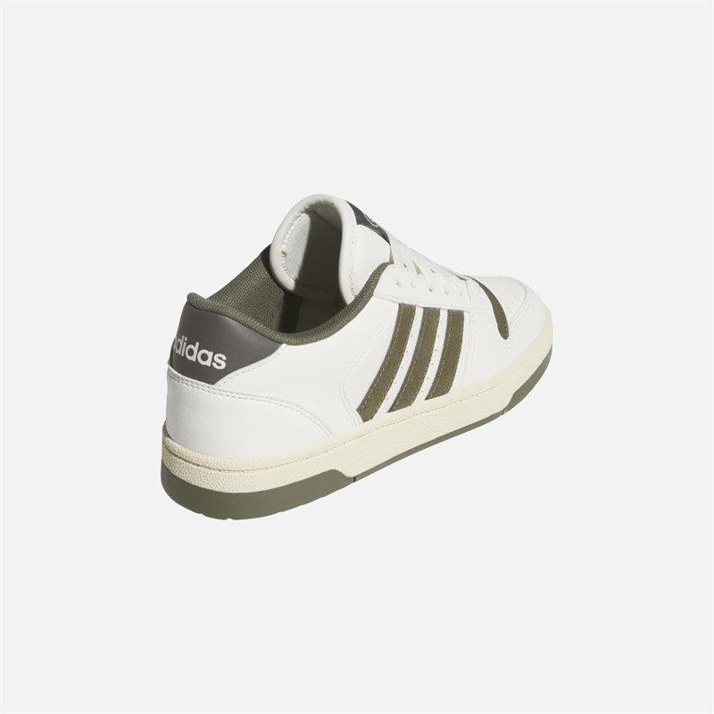 adidas Break Start sneakersy dla dzieci kolor Chalk White/Olive Strata/Charcoal
