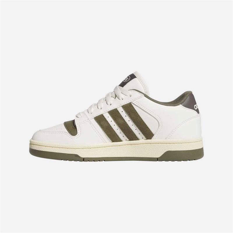 adidas Break Start sneakersy dla dzieci kolor Chalk White/Olive Strata/Charcoal