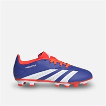 adidas Kinder Predator Club Fortschritt Pack FXG Fester Boden/Multi Boden Fußballschuhe Lucid Blue/Core White/Solar Red
