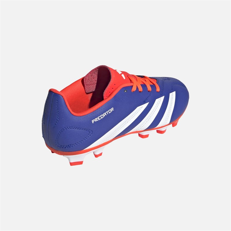 adidas Børn Predator Club Advancement Pack FXG Fast Greb/Multi Greb Fodboldstøvler Lucid Blue/Core White/Solar Red