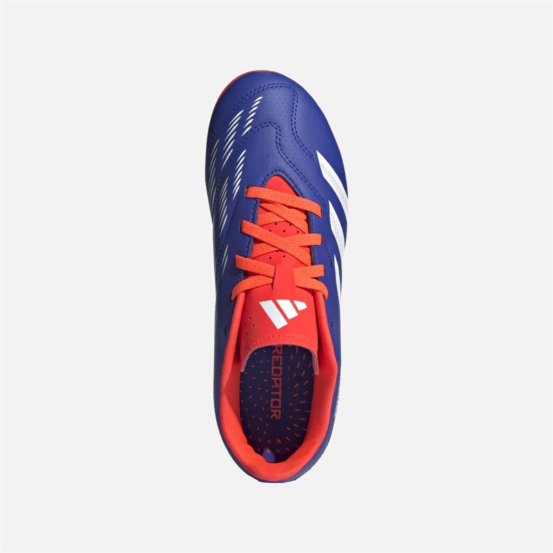 adidas Børn Predator Club Advancement Pack FXG Fast Greb/Multi Greb Fodboldstøvler Lucid Blue/Core White/Solar Red
