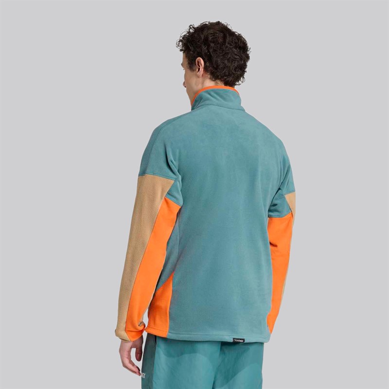 adidas Terrex Multi Climawarm polar ocieplana kurtka dla niego kolor Preloved Teal/Cardboard/Semi Impact Orange