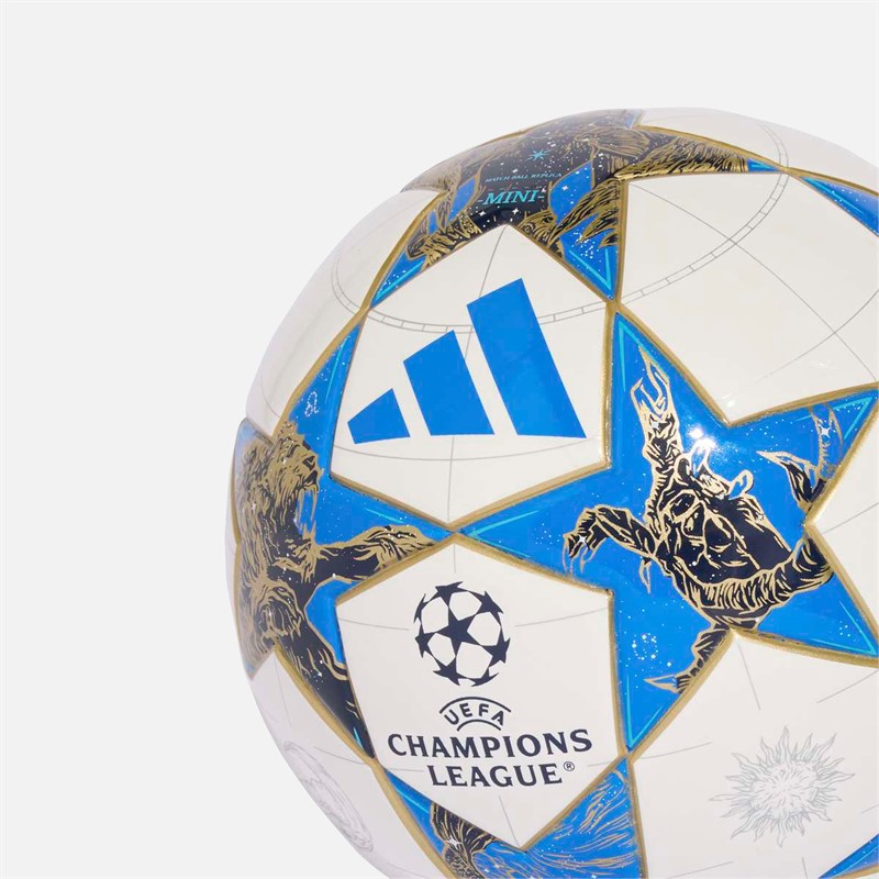 adidas Herre UEFA Champions League Mini Bold Hvid/Dark Blue/Pantone/Gold Metallic