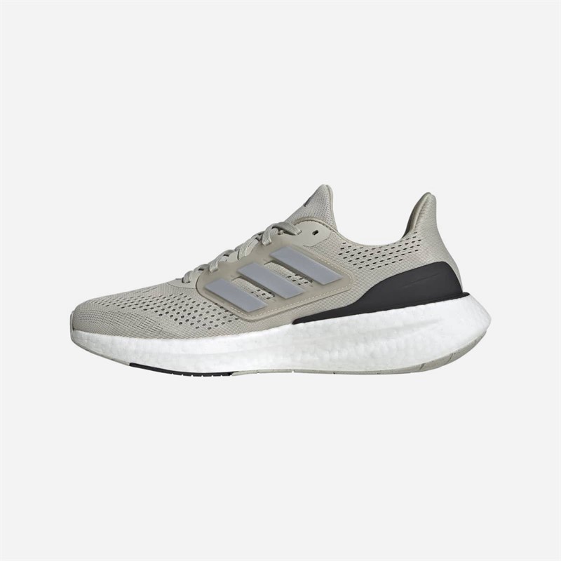adidas Pureboost 23 neutralne buty do biegania dla niego kolor Putty Grey/Silver Metallic/Core Black