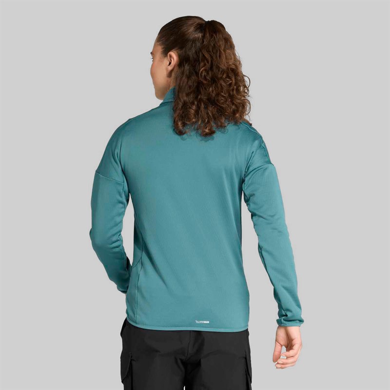 adidas Terrex Xperior Climawarm lekka polarowa kurtka dla niej kolor Preloved Teal