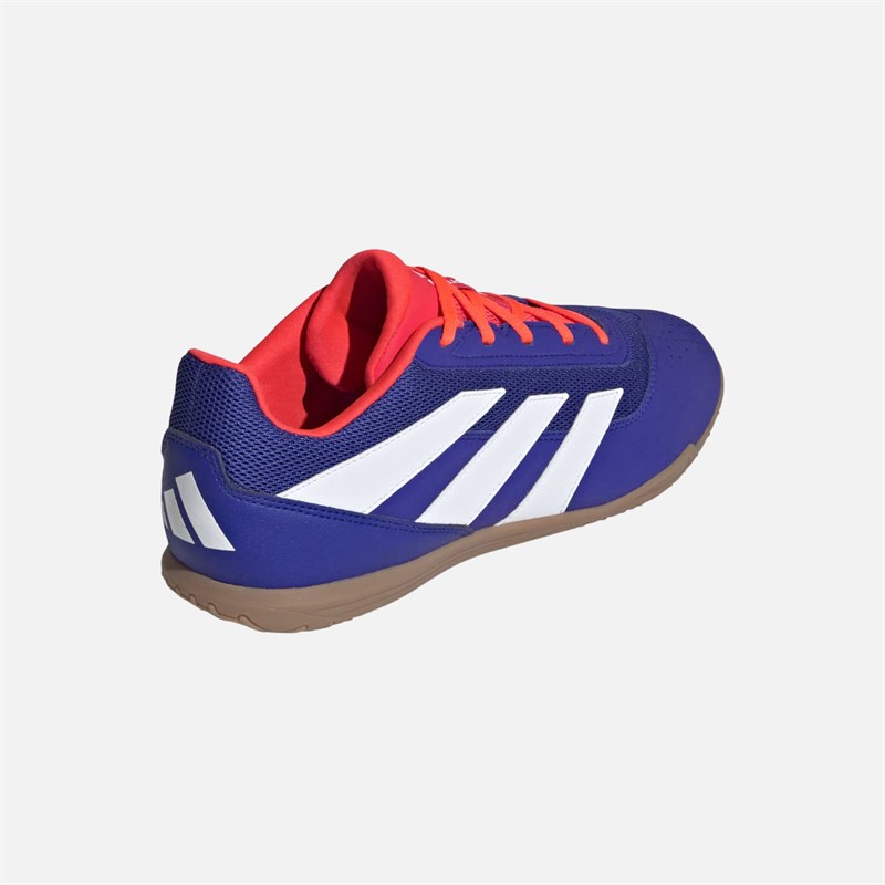 adidas Herre Predator Club IN Indendørs Sala Fodboldstøvler Cloud White/Lucid Blue/Solar Red