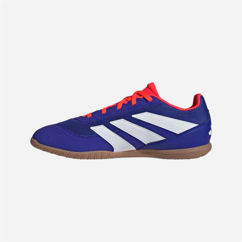 adidas Herre Predator Club IN Indendørs Sala Fodboldstøvler Cloud White/Lucid Blue/Solar Red