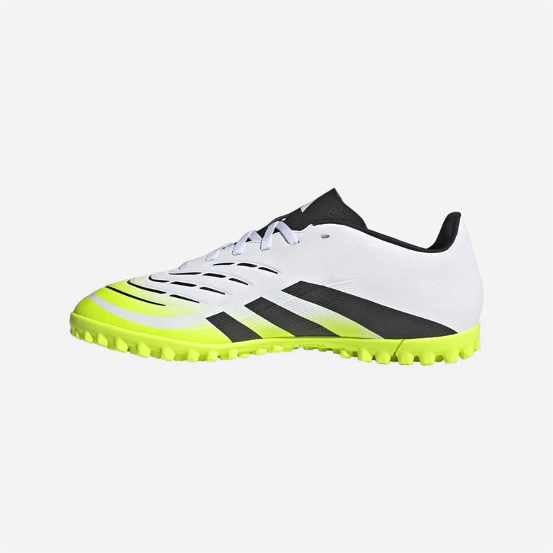 adidas Herre Predator Club TF Astro Fodboldstøvler Cloud White/Core Black/Lucid Lemon