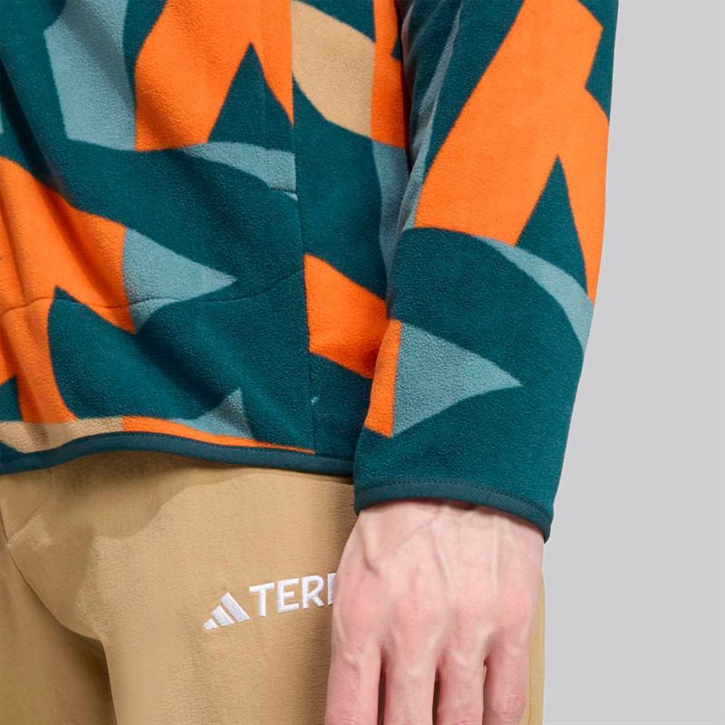 adidas Terrex Polar na suwak i wieloma nadrukami dla niego kolor Aurora Ivory/Semi Impact Orange
