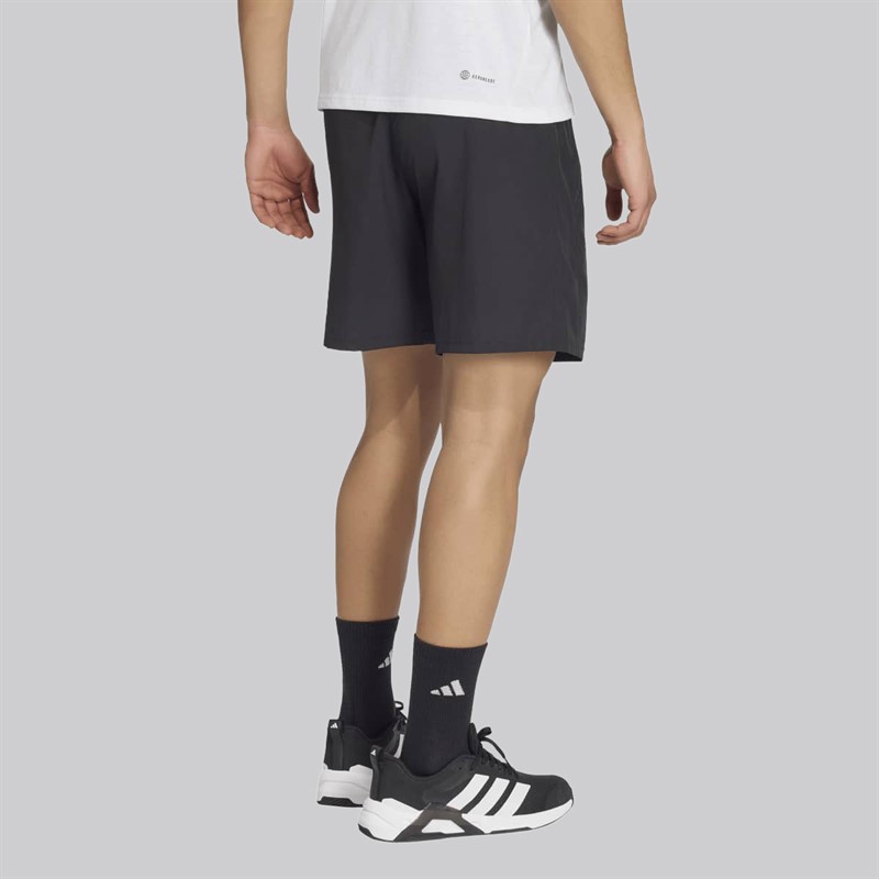 adidas Spodnie treningowe tkane Essentials dla niego kolor czarno-biały
