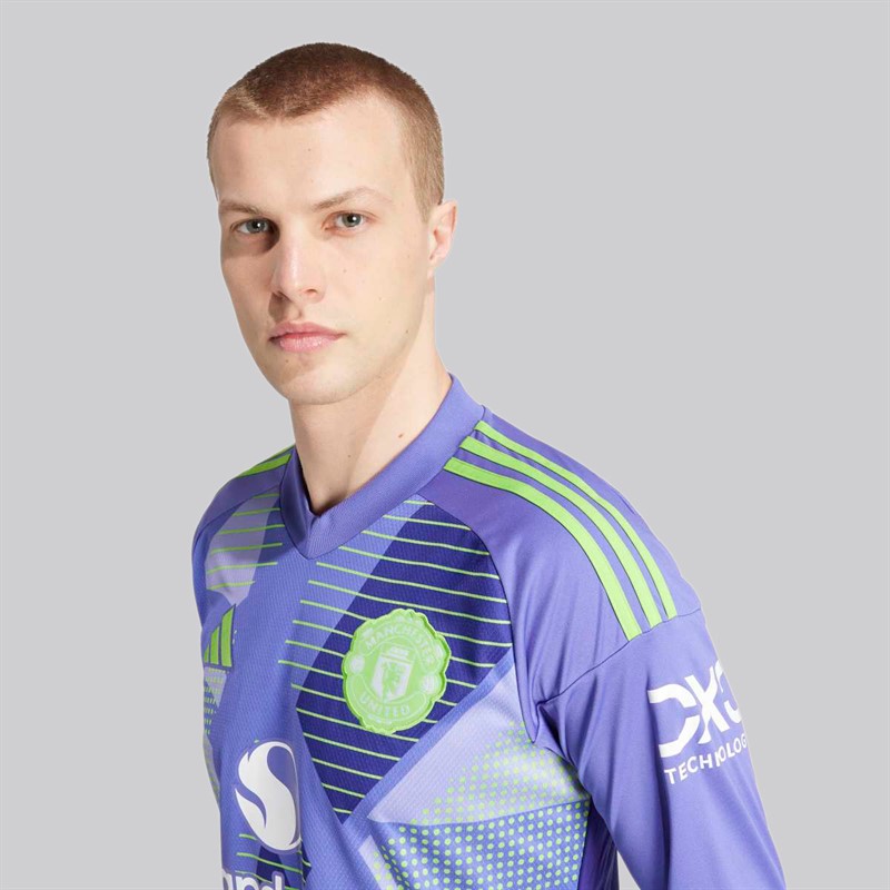 adidas 24/25 Longsleeve Goalkeeper Jersey MUFC Manchester United dla niego kolor Fioletowy