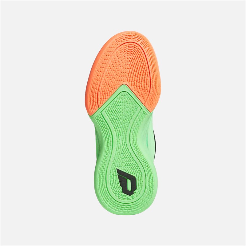 adidas Dame X buty do koszykówki dla dzieci kolor Lime Burgundy/Signal Coral/Blue Burst