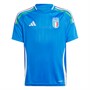 adidas Junior FIGC Italia 2024 Hjemme Trøje Blå