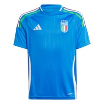 adidas Junior FIGC Italia 2024 Hjemme Trøje Blå