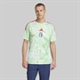 adidas Koszulka wyjazdowa FIGC Italia 2025 dla niej dla niego kolor Glory Mint