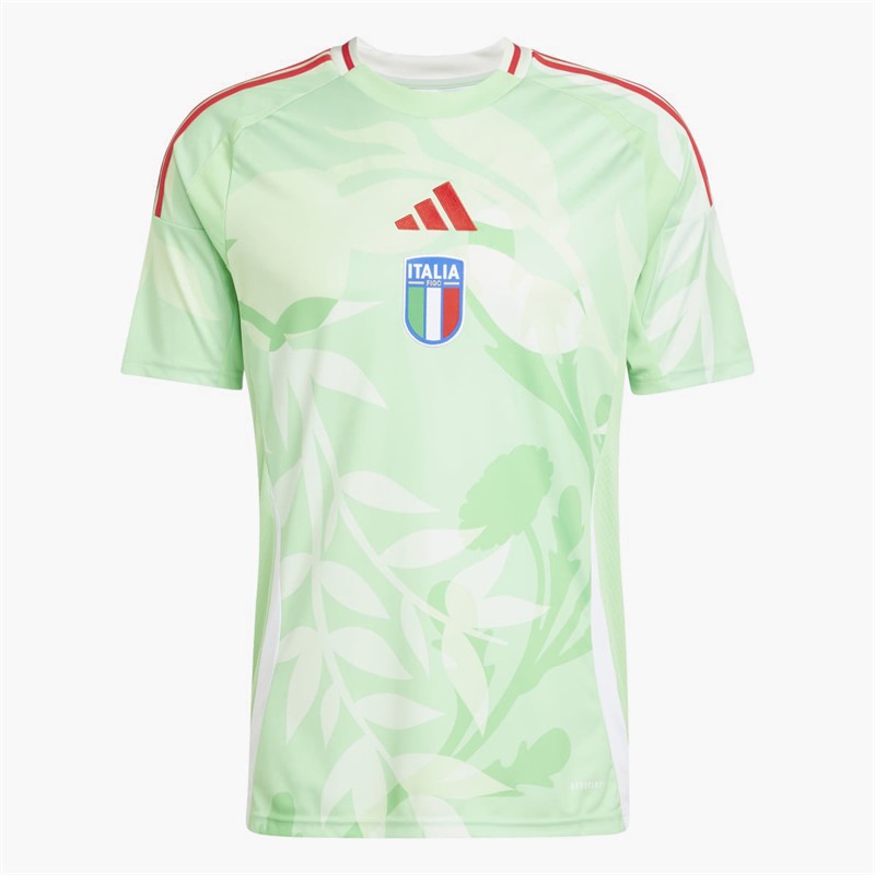 adidas Koszulka wyjazdowa FIGC Italia 2025 dla niej dla niego kolor Glory Mint