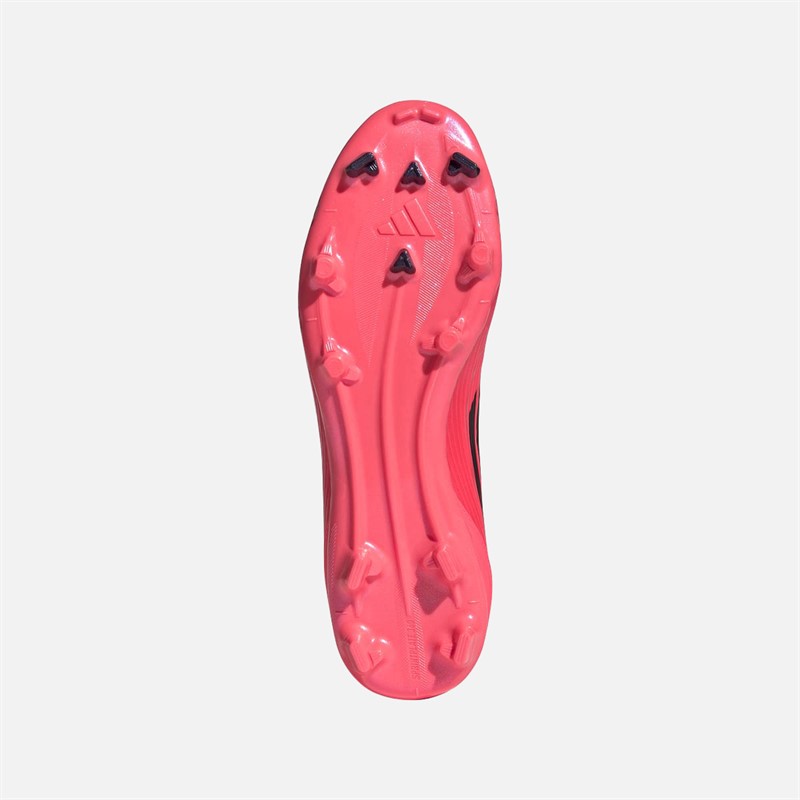 adidas Herre F50 League Mid Vivid Horizon Pakke FG/MG Fast bund/Multi bund Fodboldstøvler Turbo Pink/Aurora Black/Platinum Metallic Turbo (Pink)/Aurora Black/Platinum Metallic