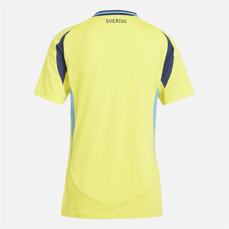 adidas Koszulka SVFF Sverige 2024 Home dla niej kolor Bright Yellow