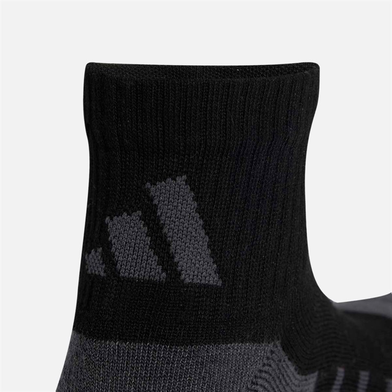 adidas Trójpak skarpetek ćwierć-długości Climacool dla niego kolor Czarny/Grey Six