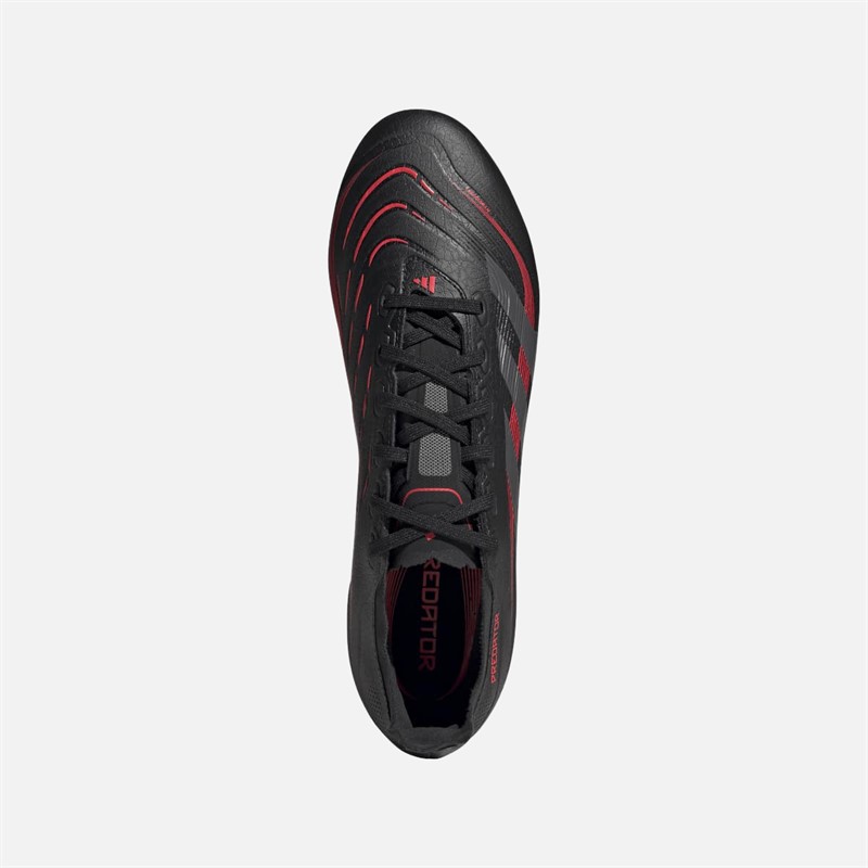 adidas Herre Predator League SG Blød Bund Fodboldstøvler Core Black/Grey Four/Lucid Red