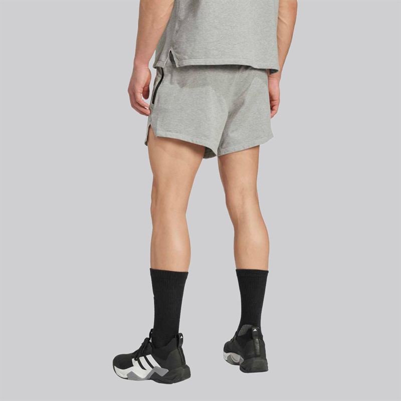adidas D4T szorty z francuskiego frotte do ćwiczeń dla niego kolor Medium Grey Heather