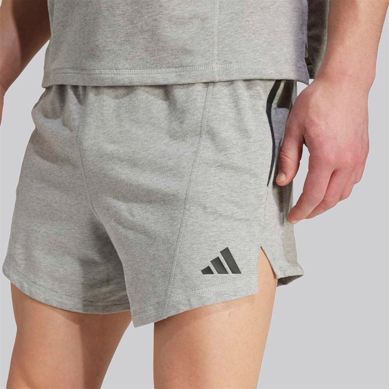 adidas D4T szorty z francuskiego frotte do ćwiczeń dla niego kolor Medium Grey Heather