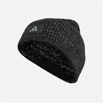 adidas Herren Run X Climawarm Mütze Schwarz/Reflective Silver