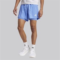 adidas Herre Own The Run Climacool 2-i-1 Løbeshorts Blue Fushion