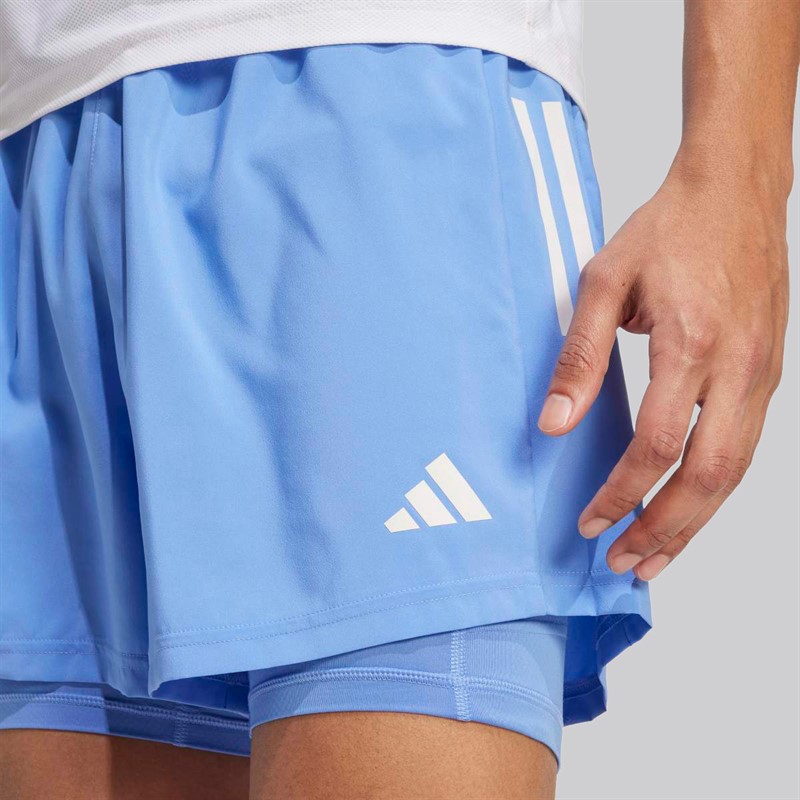 adidas Spodenki do biegania Own The Run Climacool 2-w-1 dla niego kolor Blue Fushion