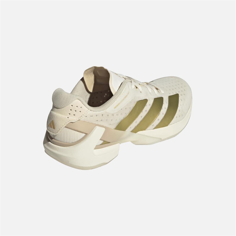 adidas Courterblast Adizero buty halowe dla niej kolor Off White/Gold Metallic/Crystal Sand
