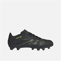 adidas Chaussures de football Homme Predator Club FG/MG Terrain Sec/Terrain Polyvalent Core Black/Carbon/Lucid Lemon