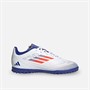 adidas Junior F50 Club TF Astro Fodboldstøvler Cloud White/Solar Red/Lucid Blue