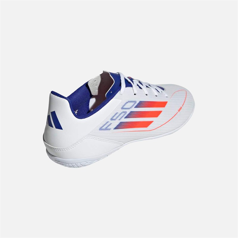 adidas Herre F50 Club IN Indendørs Fodboldstøvler Cloud White/Solar Red/Lucid Blue