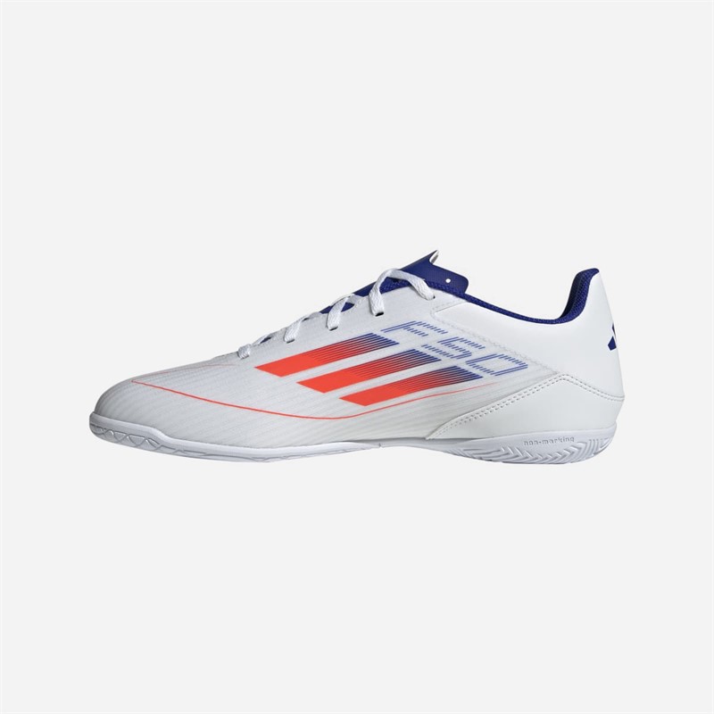 adidas Herre F50 Club IN Indendørs Fodboldstøvler Cloud White/Solar Red/Lucid Blue