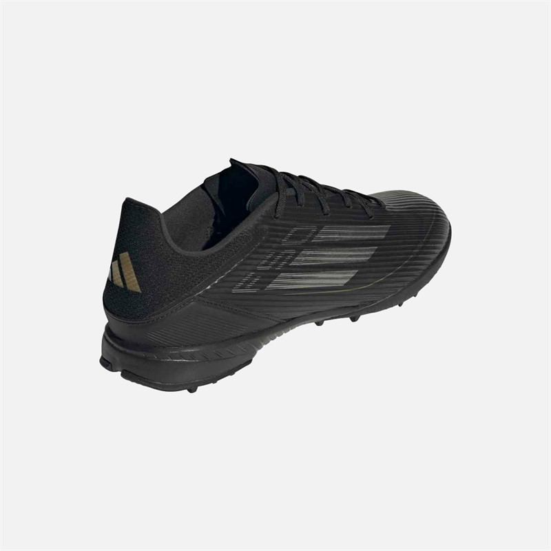 adidas Herre F50 Liga Mørk Spark Pakke TF Kunstgræs Fodboldstøvler Core Black/Iron Metallic/Gold Metallic