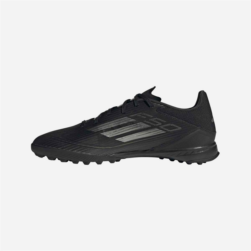 adidas Herre F50 Liga Mørk Spark Pakke TF Kunstgræs Fodboldstøvler Core Black/Iron Metallic/Gold Metallic