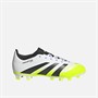 adidas Børne Predator Club FG/MG Fodboldstøvler til fast underlag/flere underlag Cloud White/Core Black/Lucid Lemon