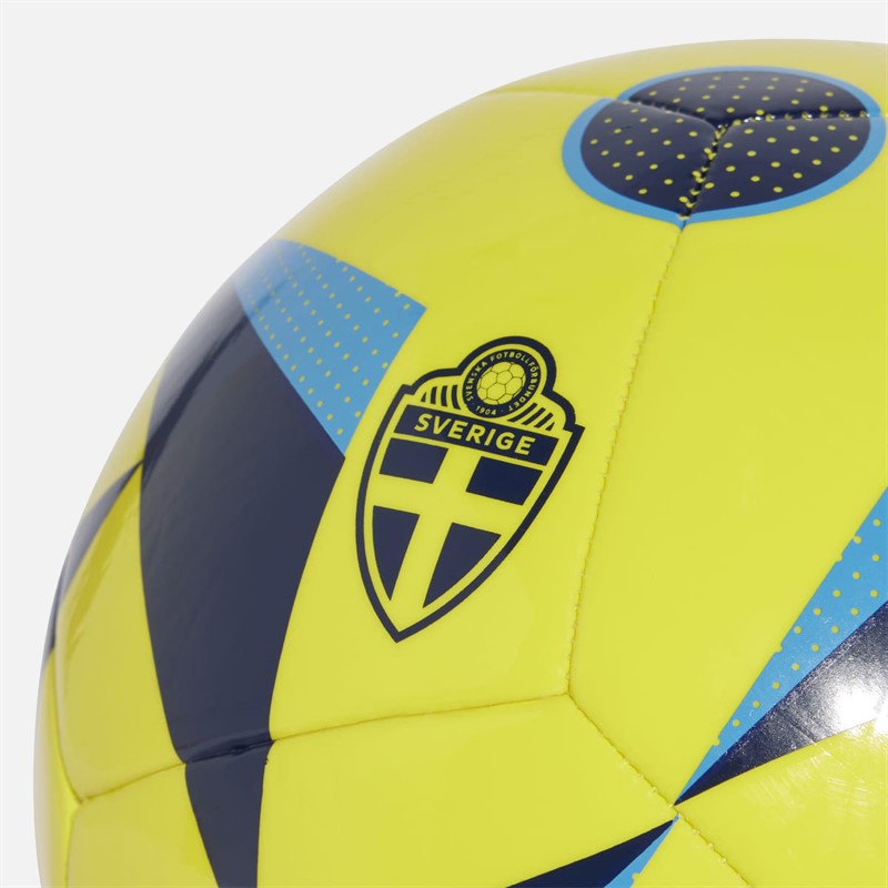 adidas Herre SVFF Sverige Klub Træning Fodbold Bright Yellow/Navy Blue/Pulse Blue